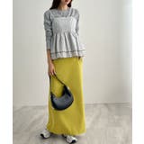 便利なポケット付き！リブロングタイトスカート | futier land | 詳細画像53 