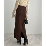 便利なポケット付き！リブロングタイトスカート | futier land | 詳細画像47 