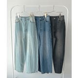 立体感のあるデニムカーブパンツ | futier land | 詳細画像32 