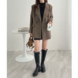 オンでもオフでも頼れる一枚。ツイード袖ボタンテーラードジャケット | futier land | 詳細画像18