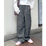 グレー | 楽して可愛い万能パンツ。タフタワイドカーブパンツ | futier land