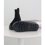 驚異の0.8kg軽量＆走れる！サイドゴア厚底プラットフォームショートブーツ | futier land | 詳細画像33 