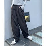 楽して可愛い万能パンツ。タフタワイドカーブパンツ | futier land | 詳細画像17 