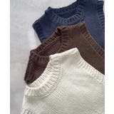 《ABYS》目を惹くコーデの主役!ローピングフリンジニットベスト | futier land | 詳細画像47