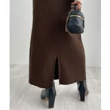 便利なポケット付き！リブロングタイトスカート | futier land | 詳細画像46 