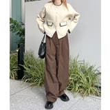 楽して可愛い万能パンツ。タフタワイドカーブパンツ | futier land | 詳細画像24 