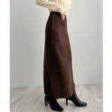 便利なポケット付き！リブロングタイトスカート | futier land | 詳細画像45 