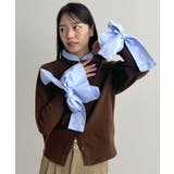 甘さと上品さの両立。ウールライクリボンシャツカーディガン | futier land | 詳細画像17 