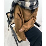 ベージュ | オトナ配色カラー。リンキングスウェットプルオーバー | futier land