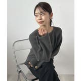 上品溢れるアクセント。袖ボタンKNIT | futier land | 詳細画像21 