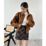 ゆるっとシルエットが今っぽい。スエードショートステンカラージャケット | futier land | 詳細画像12 