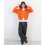 《ABYS》クロップド丈が相性抜群◎ダブルジップショート丈パーカー  | futier land | 詳細画像30 