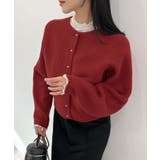 ふんわり袖でこなれ感アップ。バルーンスリーブモヘアニットカーディガン | futier land | 詳細画像25 