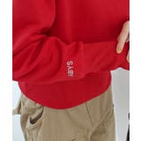 《ABYS》ロゴ刺繍ショート丈トレーナー | futier land | 詳細画像22 