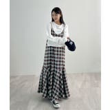 秋ムード高まる。チェックキャミOP | futier land | 詳細画像23 