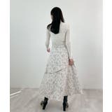 高級感漂う。ジャガードフラワーティアードスカート | futier land | 詳細画像19