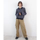 《ABYS》トレンド感ある配色。襟付きボーダーニット | futier land | 詳細画像21