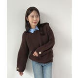 上品溢れるアクセント。袖ボタンKNIT | futier land | 詳細画像25 
