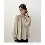 裏起毛あたたかい。ハイネックバルーンスリーブブラウス | futier land | 詳細画像7 