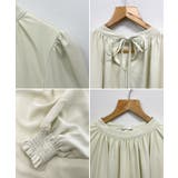 裏起毛あたたかい。ハイネックバルーンスリーブブラウス | futier land | 詳細画像10 