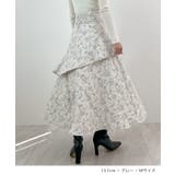 高級感漂う。ジャガードフラワーティアードスカート | futier land | 詳細画像8