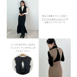 抜かりない360度美シルエット。サイドタックマーメイドワンピース | futier land | 詳細画像4 