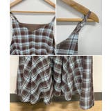 秋ムード高まる。チェックキャミOP | futier land | 詳細画像8 