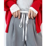 《ABYSアビス》チラ見せお洒落!レイヤード風ストライプパンツ | futier land | 詳細画像16