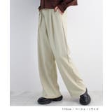 ゆるっと楽ちん。ツータックワイドストレートスラックス/ロング丈 | futier land | 詳細画像6 