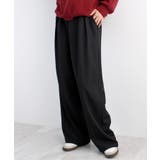 ゆるっと楽ちん。ツータックワイドストレートスラックス/ロング丈 | futier land | 詳細画像19 