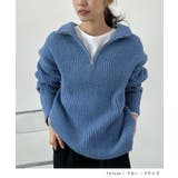 ジップで魅せるこなれニット。ハーフジップニットプルオーバー | futier land | 詳細画像7