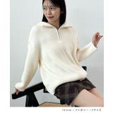 ジップで魅せるこなれニット。ハーフジップニットプルオーバー | futier land | 詳細画像8