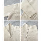 ジップで魅せるこなれニット。ハーフジップニットプルオーバー | futier land | 詳細画像11