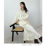 フワフワ抜け感あるVネック。モヘアタッチ裾リブシャギーニット | futier land | 詳細画像7 