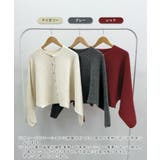 ふんわり袖でこなれ感アップ。バルーンスリーブモヘアニットカーディガン | futier land | 詳細画像2 