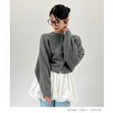 ふんわり袖でこなれ感アップ。バルーンスリーブモヘアニットカーディガン | futier land | 詳細画像7 