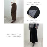 上品な質感が魅力。フェイクスエードナロースカート | futier land | 詳細画像4