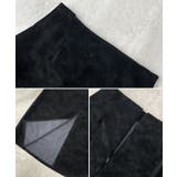 上品な質感が魅力。フェイクスエードナロースカート | futier land | 詳細画像8