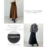 上品なツヤで洗練スタイルに。厚地サテンスカート | futier land | 詳細画像4 