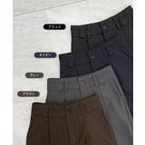 脚長効果抜群の美脚ライン。センタータックテーパードパンツ | futier land | 詳細画像3 