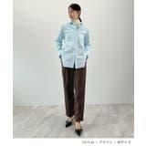 脚長効果抜群の美脚ライン。センタータックテーパードパンツ | futier land | 詳細画像6 