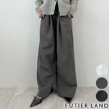 ラフだけど上品。タックスウェットパンツ | futier land | 詳細画像1 