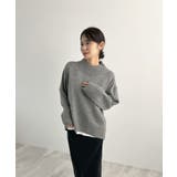 バックスリットオーバーニット | futier land | 詳細画像19 