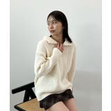 ジップで魅せるこなれニット。ハーフジップニットプルオーバー | futier land | 詳細画像21