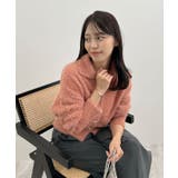 甘すぎない可愛さを纏う。ふわもこビジューボタンカーディガン | futier land | 詳細画像24 