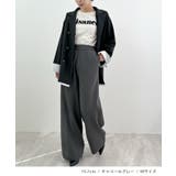 暖かい裾調整可能な2WAY。リラックスドロストニットパンツ | futier land | 詳細画像7