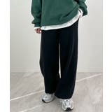 暖かい裾調整可能な2WAY。リラックスドロストニットパンツ | futier land | 詳細画像19