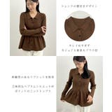 春新色追加！上品な大人へ。ペプラムリブニット | futier land | 詳細画像47 
