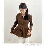 春新色追加！上品な大人へ。ペプラムリブニット | futier land | 詳細画像5 
