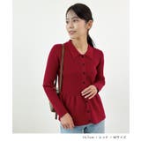 春新色追加！上品な大人へ。ペプラムリブニット | futier land | 詳細画像9 